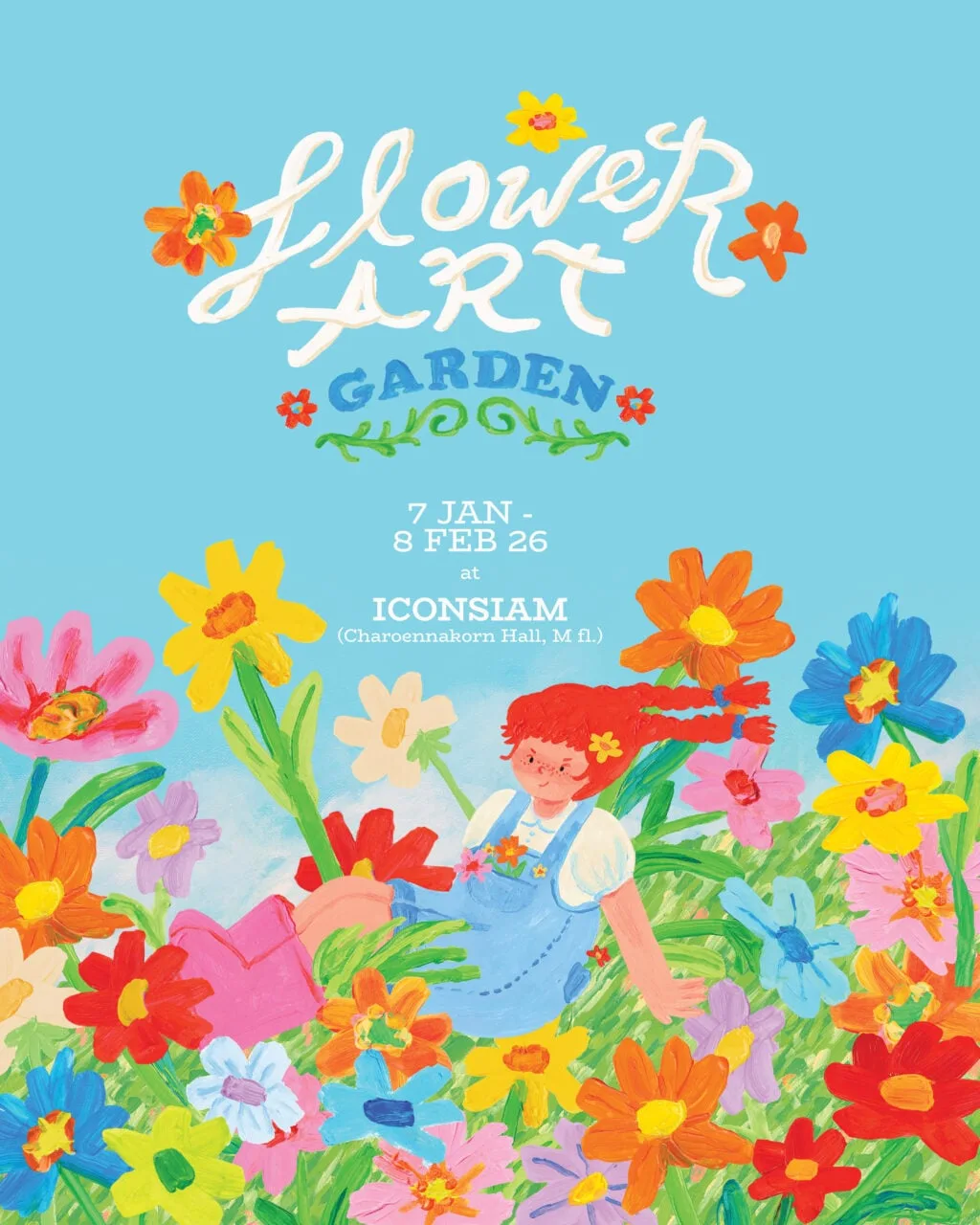 Flower art garden
