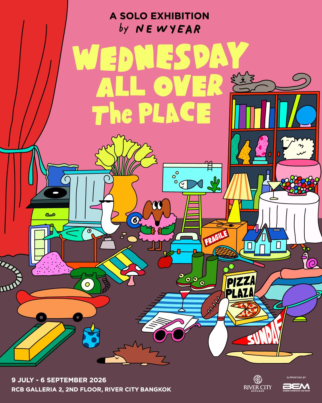 WEDNESDAY: ALL OVER THE PLACE